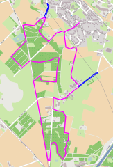 route ommetje Eerdse Bergen met uitstapjes